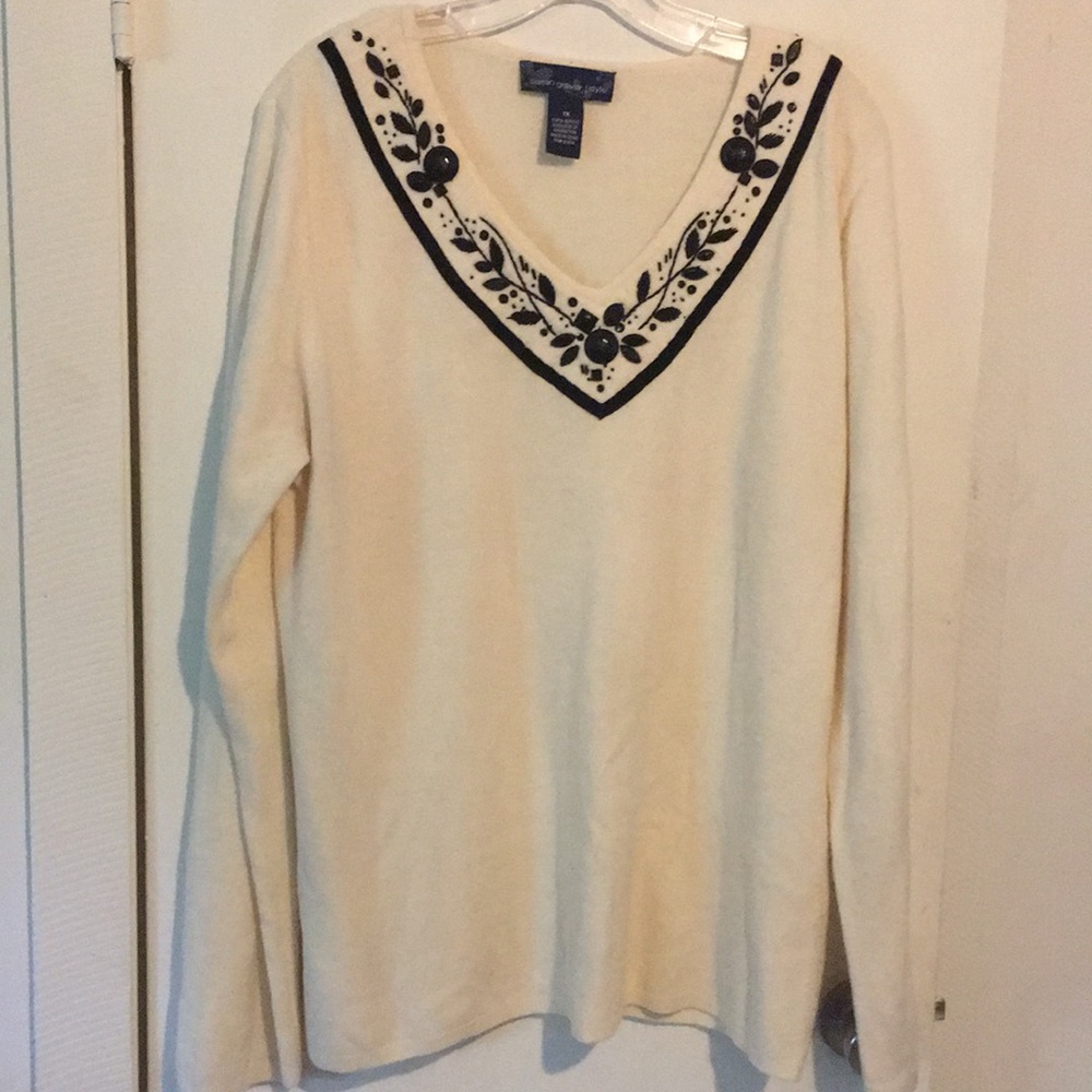 Plus Size Susan Graver Style Sweater: Size 1X